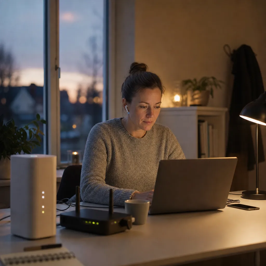 Mobilt bredband som backup-internet